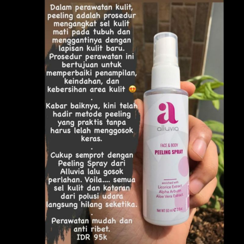 Peeling Spray Alluvia