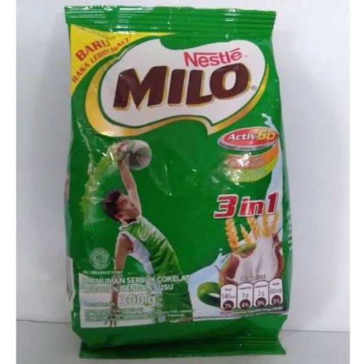 

BSM | TERMURAH Susu Milo Active-Go 3 in 1 300gr / Milo Active-Go 3in1 300gr | Sayur online