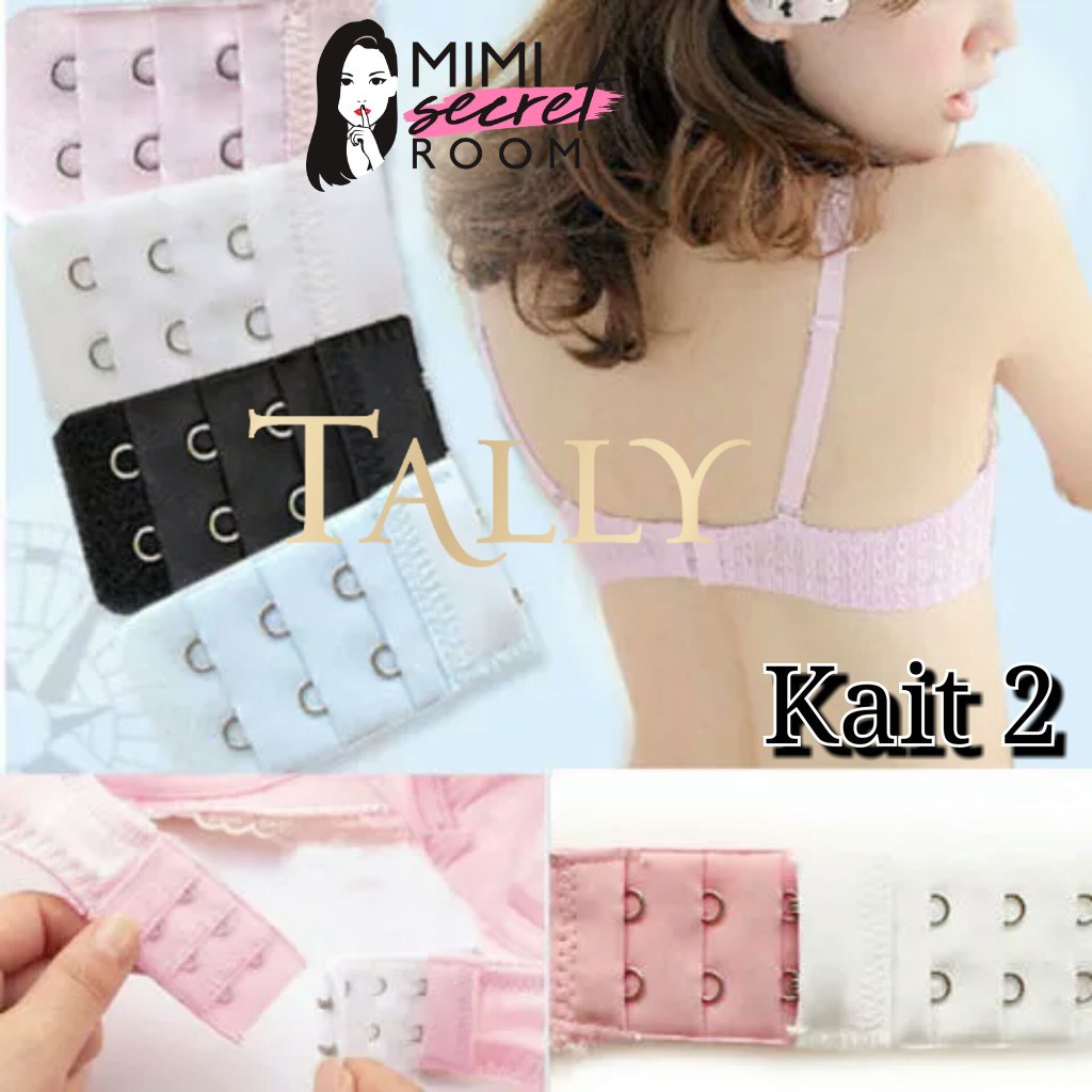 ❤ MIMI ❤ Tally Kait BH Kait 2 Dua 3 Tiga Sambungan Tali Bra Extension