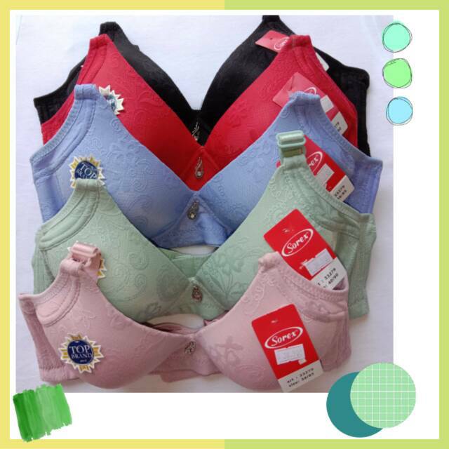 [1 pcs] ~ BH Bra SOREX 33279 Size 40 Tanpa kawat busa tipis