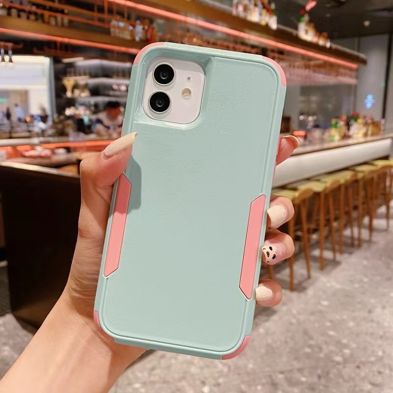 Casing Hardcase iPhone 13 14 Pro Max 12 Pro Max Mini XS Max XR X 11 Pro Max 7 8 Plus Shockproof Motif Militer