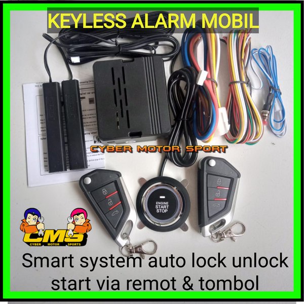 Keyless sistem starter mobil tanpa kunci mobil Toyota honda daihatsu