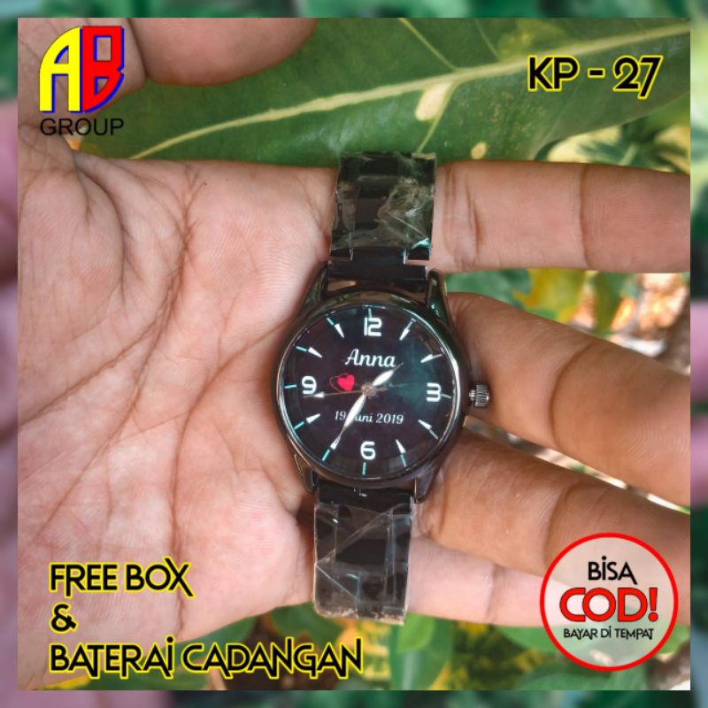 Jam Tangan Couple Custom  | Bisa Request Nama