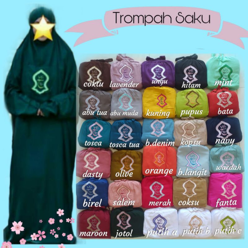 Terompah Jatim / mukena terompah