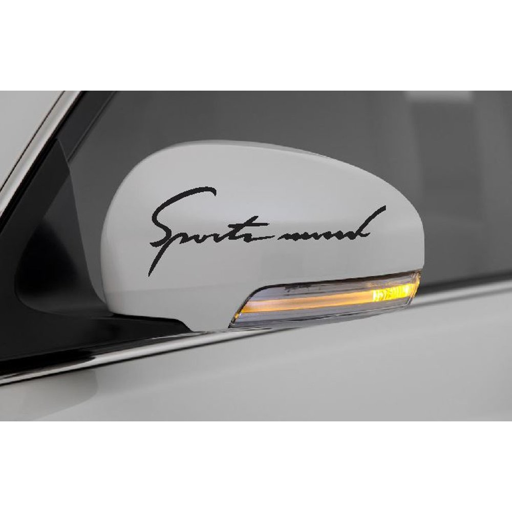 Promo Cutting Stiker Spion Mobil Sports Mind Decal Sticker Mirror Motor Cover Logo Diskon