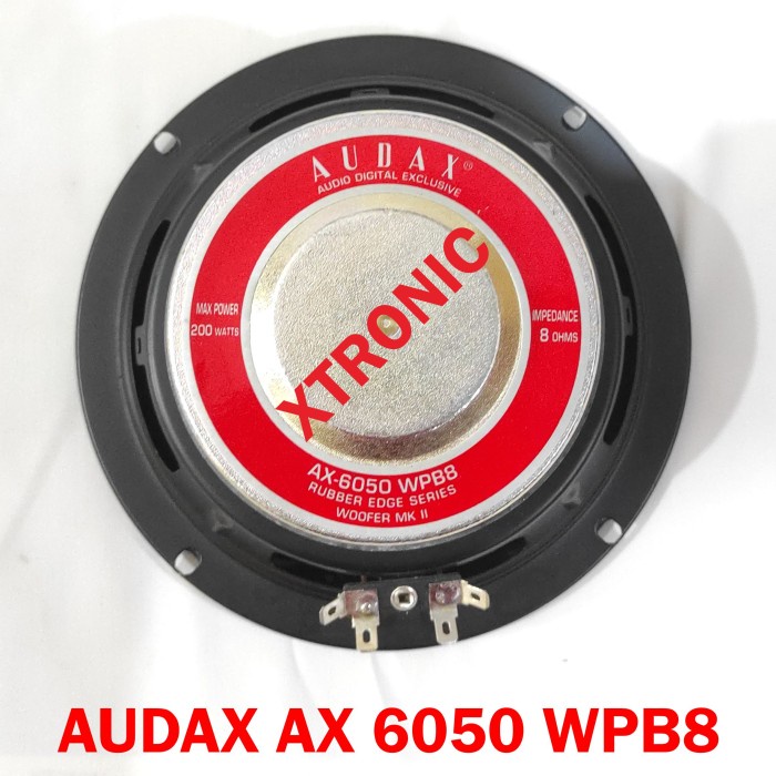 Ax-6050 Wpb8 Speaker Audax 6Inch 6 Inch W Woofer Wofer Ax6050 Ori Murah Promo