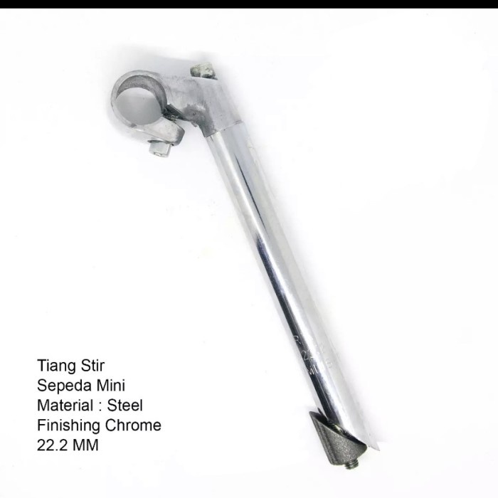 Tiang stir Stem Head 22,2 mm chroom