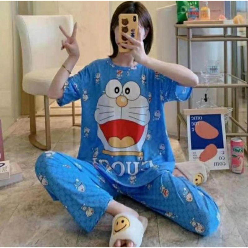 Piyama Import Jumbo oversize korea piyama kaos import piyama import premium Baju tidur import