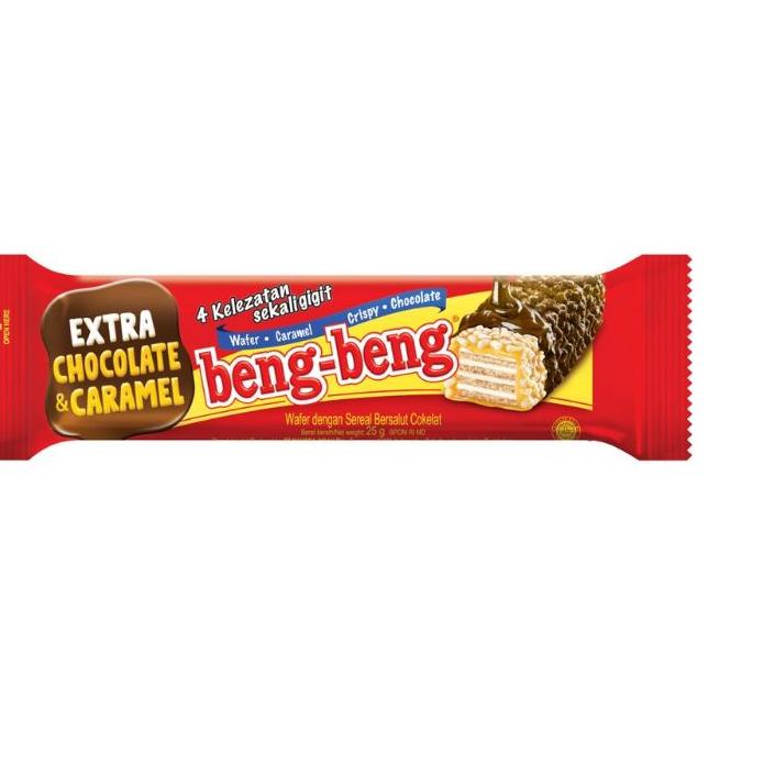 

Bnting Harga Beng Beng Extra Chocolate & Caramel Crispy Wafer - Netto 17 bks x 25 gr - 1 DUS | TRENDING | TERBARU LAGI |