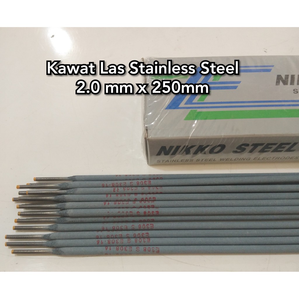 [1DUS ISI1KG] Kawat Las E308 S Stainless Steel 2.0 x 250 mm Nikko Steel