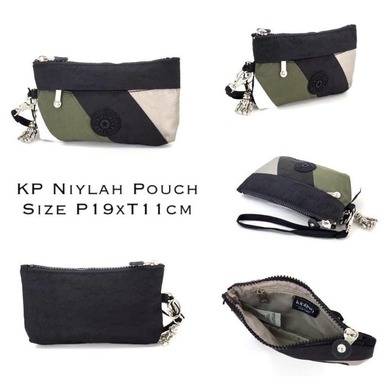 Pouch wanita kipling niylah free gantungan