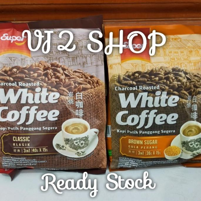 

Super White Coffee Brown Sugar/Clasic/Charcoal Roasted Coffee 3In1