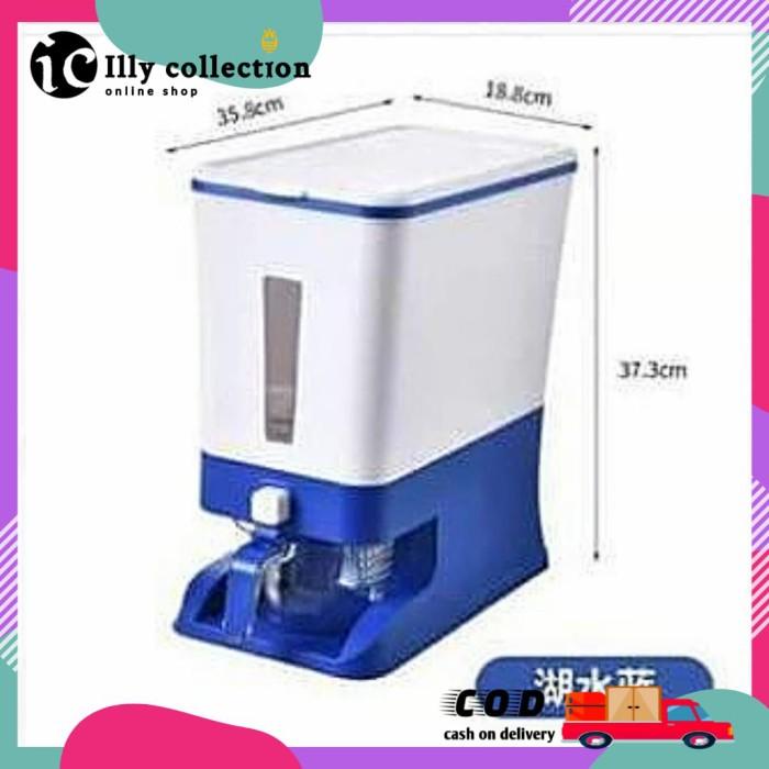 Dispenser Beras Otomatis 12 Kg / Tempat Penyimpanan Beras Otomatis