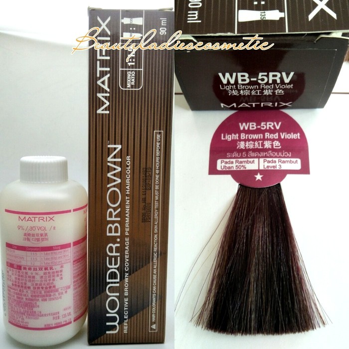 Super Promo MATRIX WONDER BROWN LIGHT BROWN RED VIOLET LEVEL-5 90 ML Baru