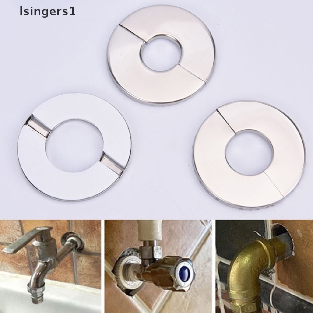 (lsingers1) Cover Pipa Air Gantung Dinding Bahan Stainless Steel