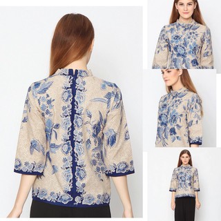 NONA RARA Mawar Encim T0245 Baju atasan kerja  blouse 