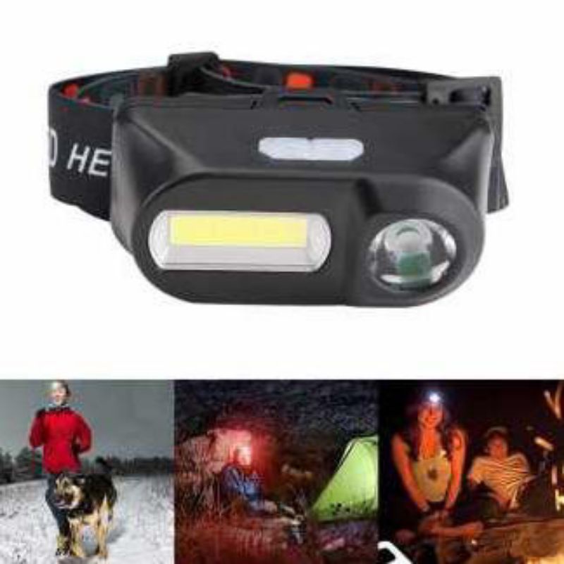 MEN SALE Headlamp Flashlight Headlight LED 3 Modes COB - KX-1804