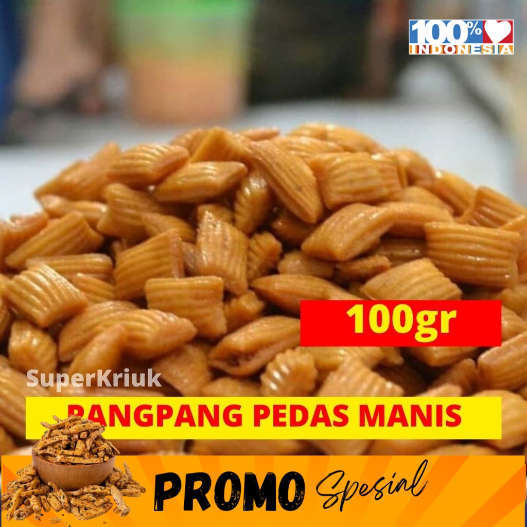 

Cemilan PangPang Manis Korea Pang Pedas Happy 100gr