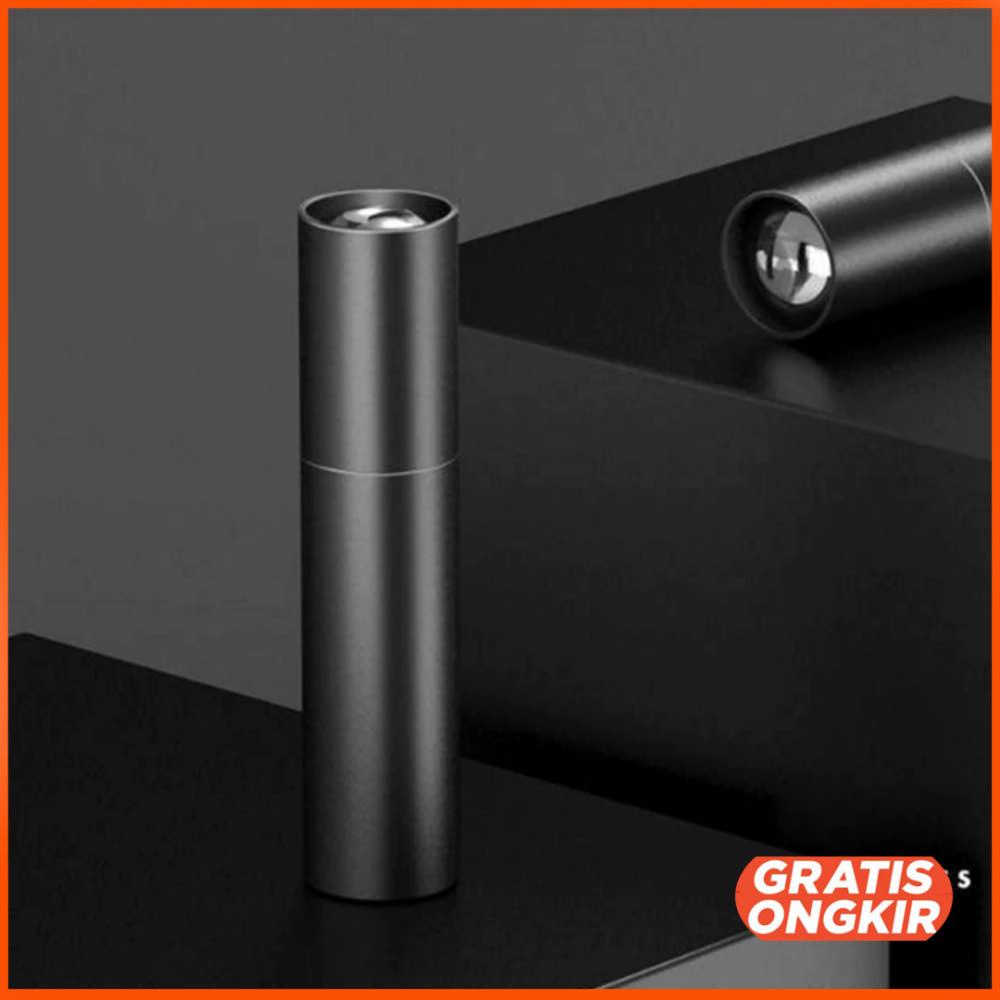 Senter LED Mini Rechargable Telescopic Zoom XPE - 3187
