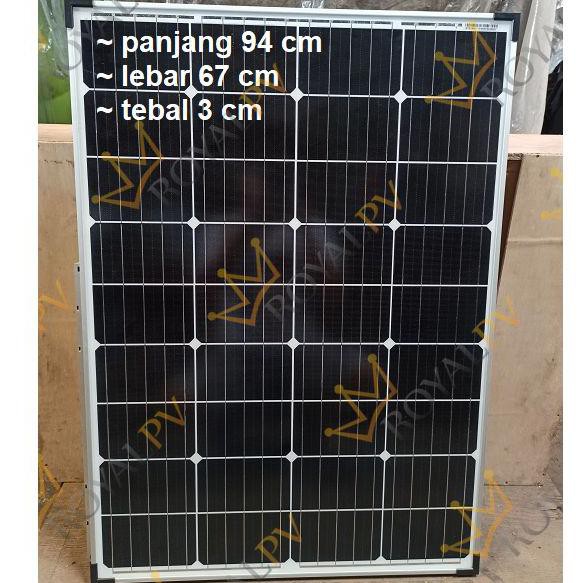 Panel surya 100wp solar panel 100wp solar cell 100wp MONO