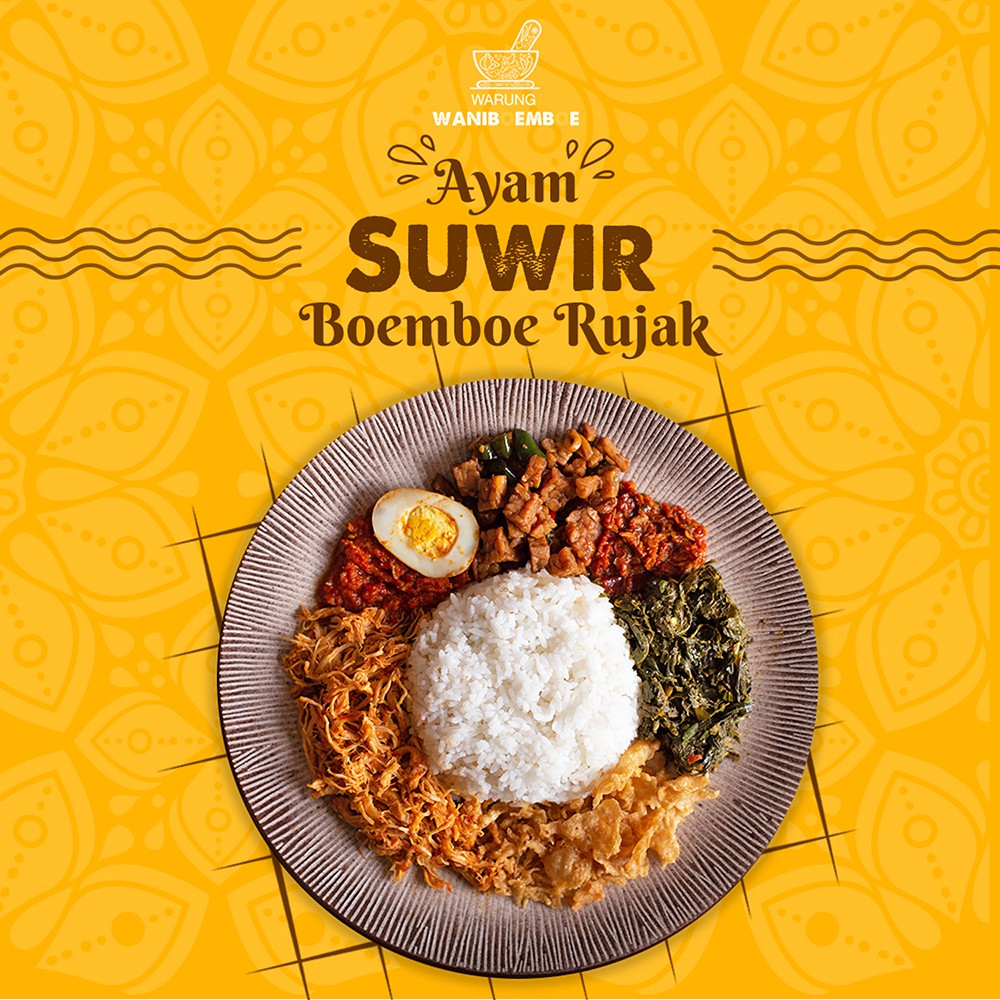 

Ayam Suwir Boemboe Rujak (Waniboemboe)