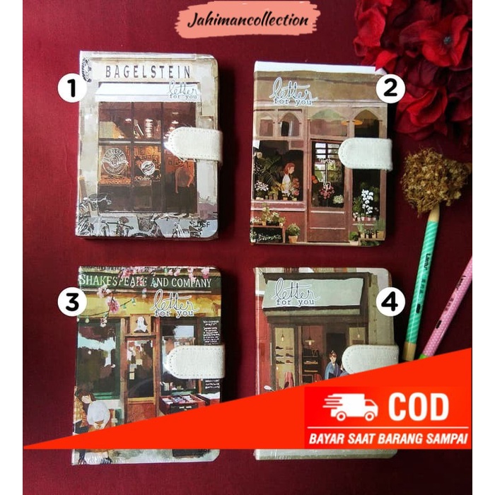 

✨ BISA COD ✨ Buku Diary Fancy Hardcover Kunci Magnet Leather - Letter For You
