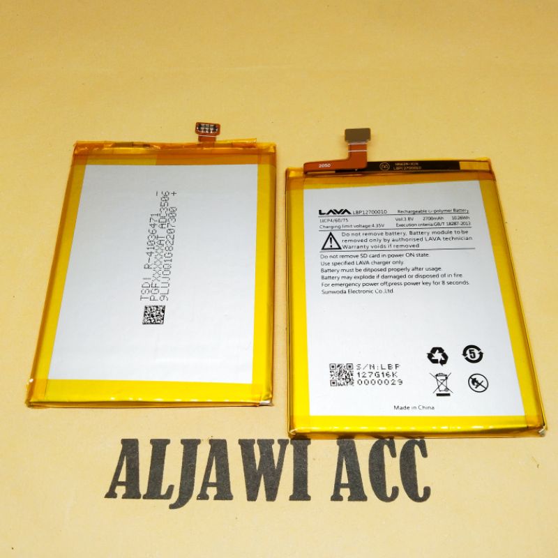 Baterai Bt Batre Bateray Lava Iris A3 Mini Model LBP12700010 Original Battery Hp