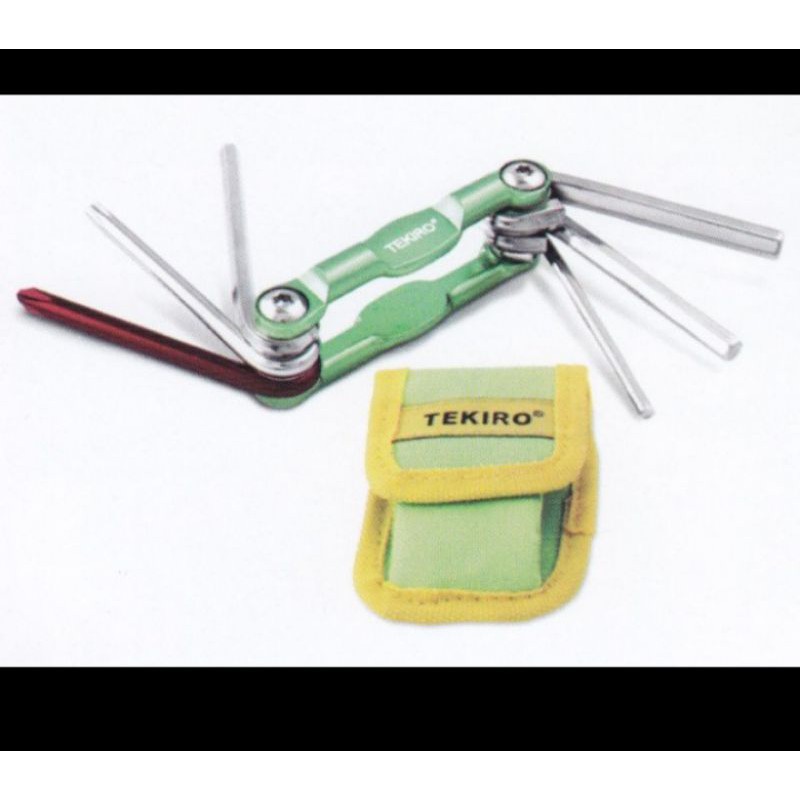 TEKIRO KUNCI L LIPAT SET 6 PCS BIKE Tool Kit SET TEKIRO