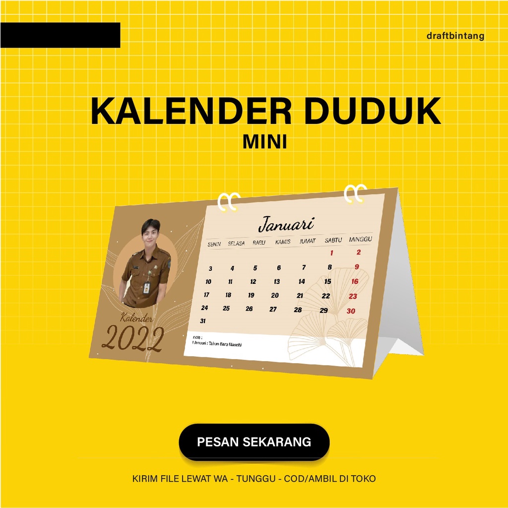 

[CUSTOM] KALENDER DUDUK MINI bisa pakai foto sendiri COCOK UNTUK HADIAH ULANG TAHUN/ANNIVERSARY