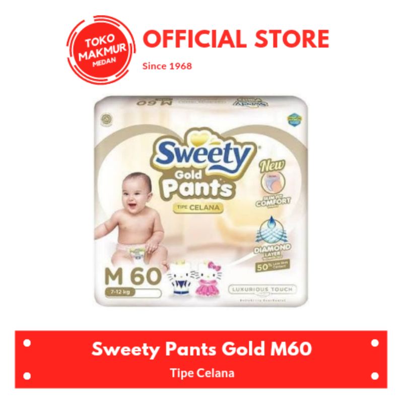 SWEETY PANTS GOLD M60