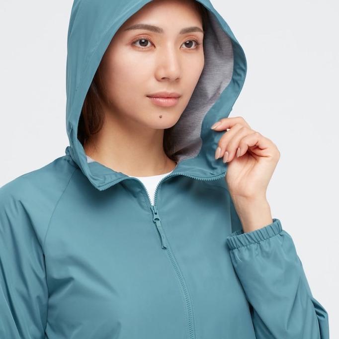 EXCLUSIVEWomen jaket parka lined (lapis) jersey lembut UNIQLO|RA4