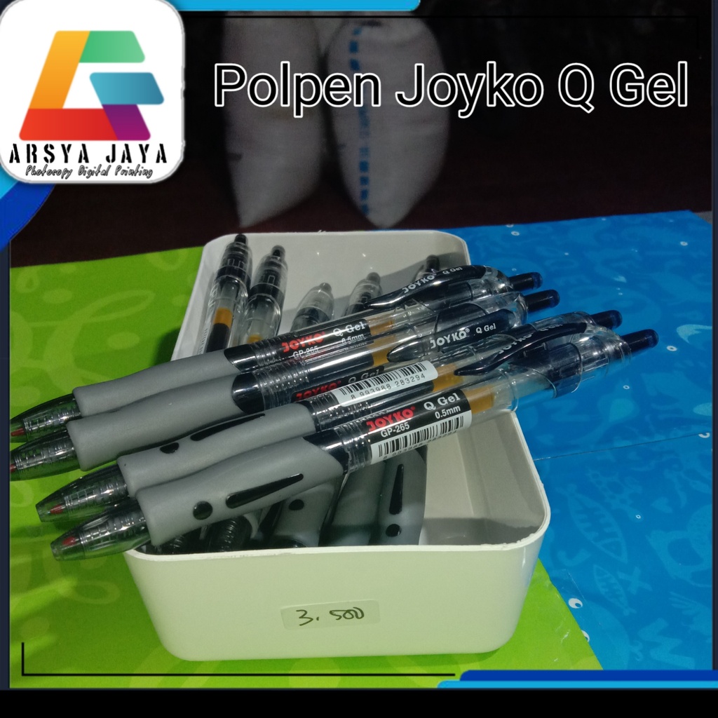 

( 1 PCS ) Pulpen Q Gel Joyko GP-265 0.5mm Gel Pen Q Gel Joyko GP - 265 0.5 mm