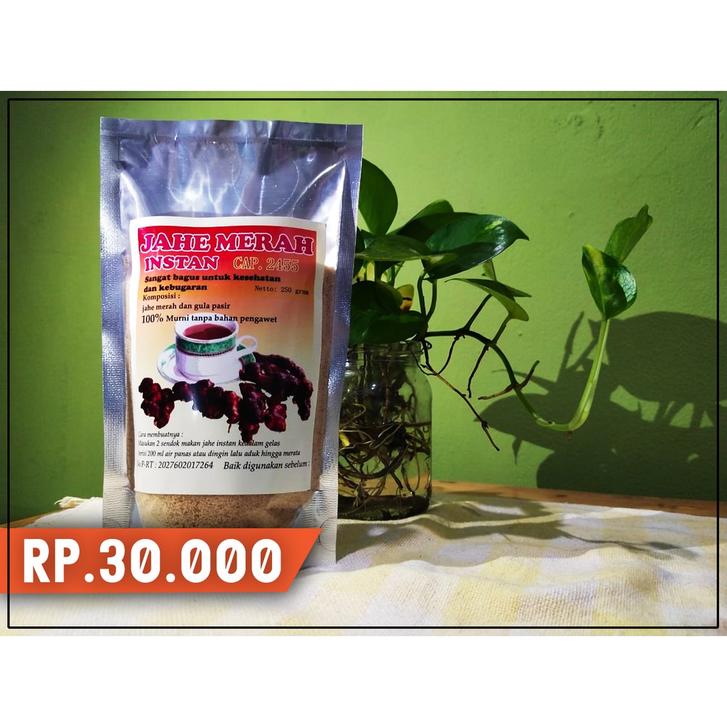 

250gr Jahe Merah Bubuk Instan Cap. 2455