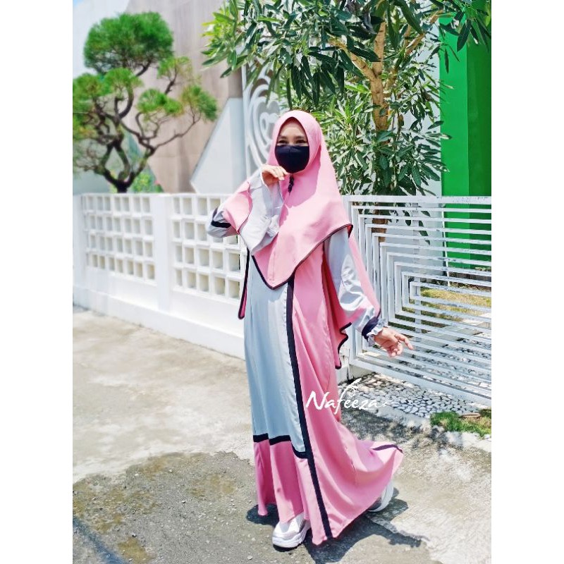 Gamis Custom Baju Muslimah Dress Muslim Syari Jahit Custom Murah
