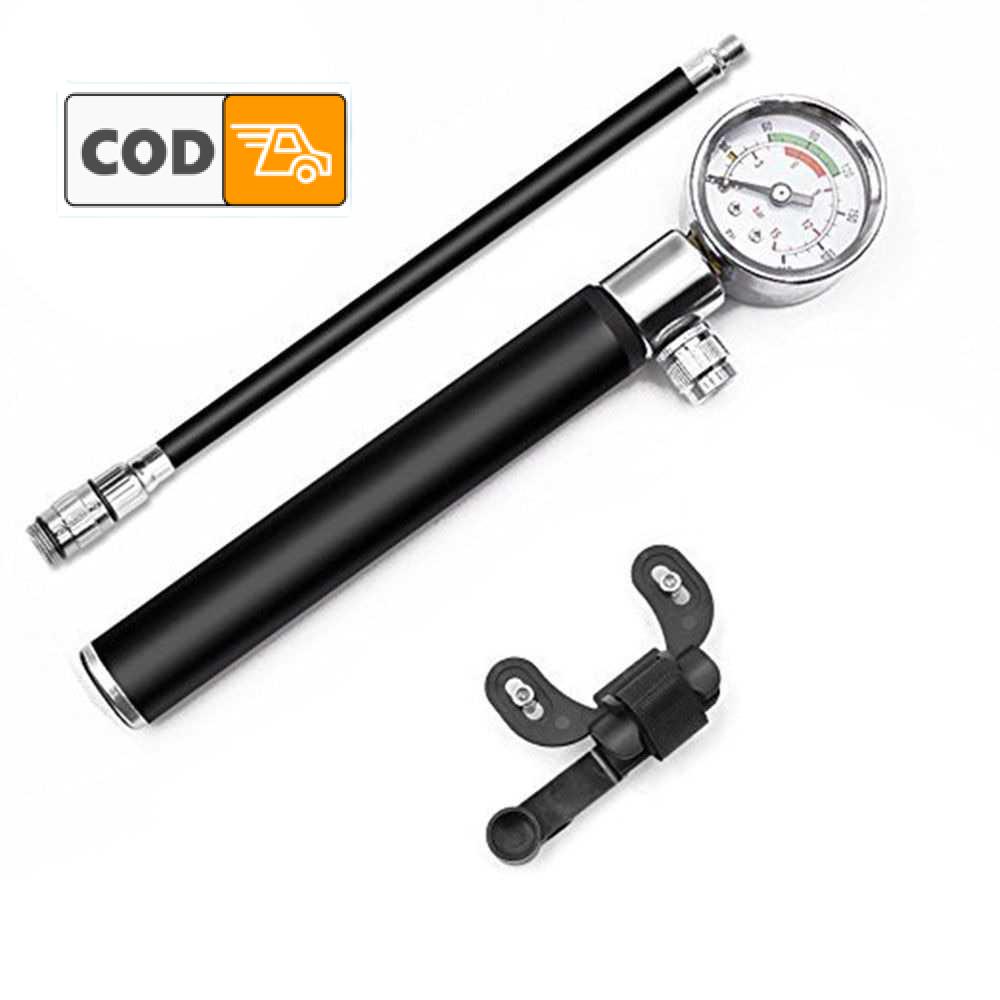 Pompa Angin Tangan Manual Ban Sepeda Bola Sepak Basket Kompresor Udara Mini 210 PSI Kecil Tanpa List