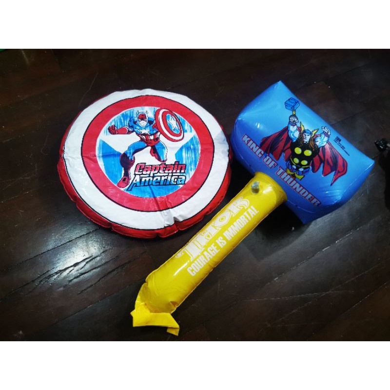 Palu tiup balon bunyi krincingan lonceng captain america thor 4d1w