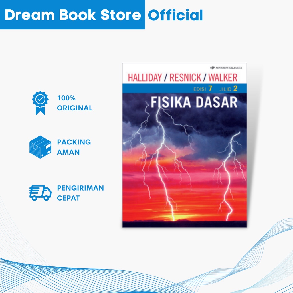 Jual Buku Fisika Dasar HALLIDAY, RESNICK & WALKER Jilid 2 Edisi 7