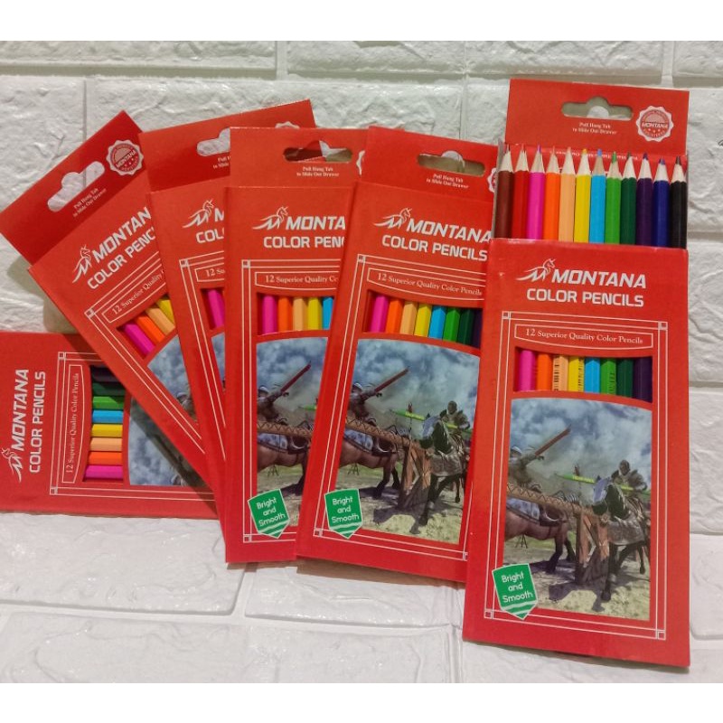 

pencil 12 warna Montana 100%dari kayu