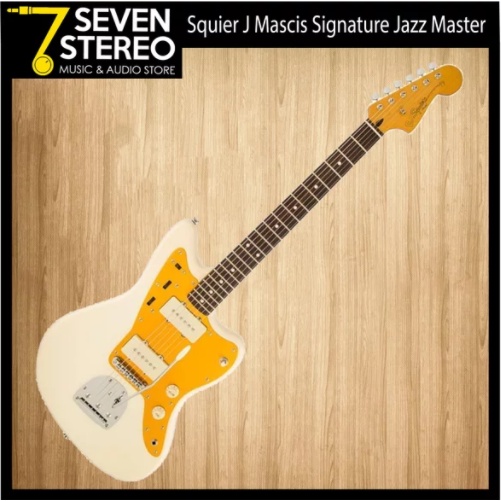 Squier J Mascis Signature Jazz Master Vintage White