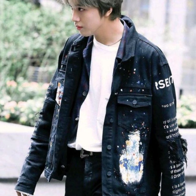 Jaket Denim Haechan real pict