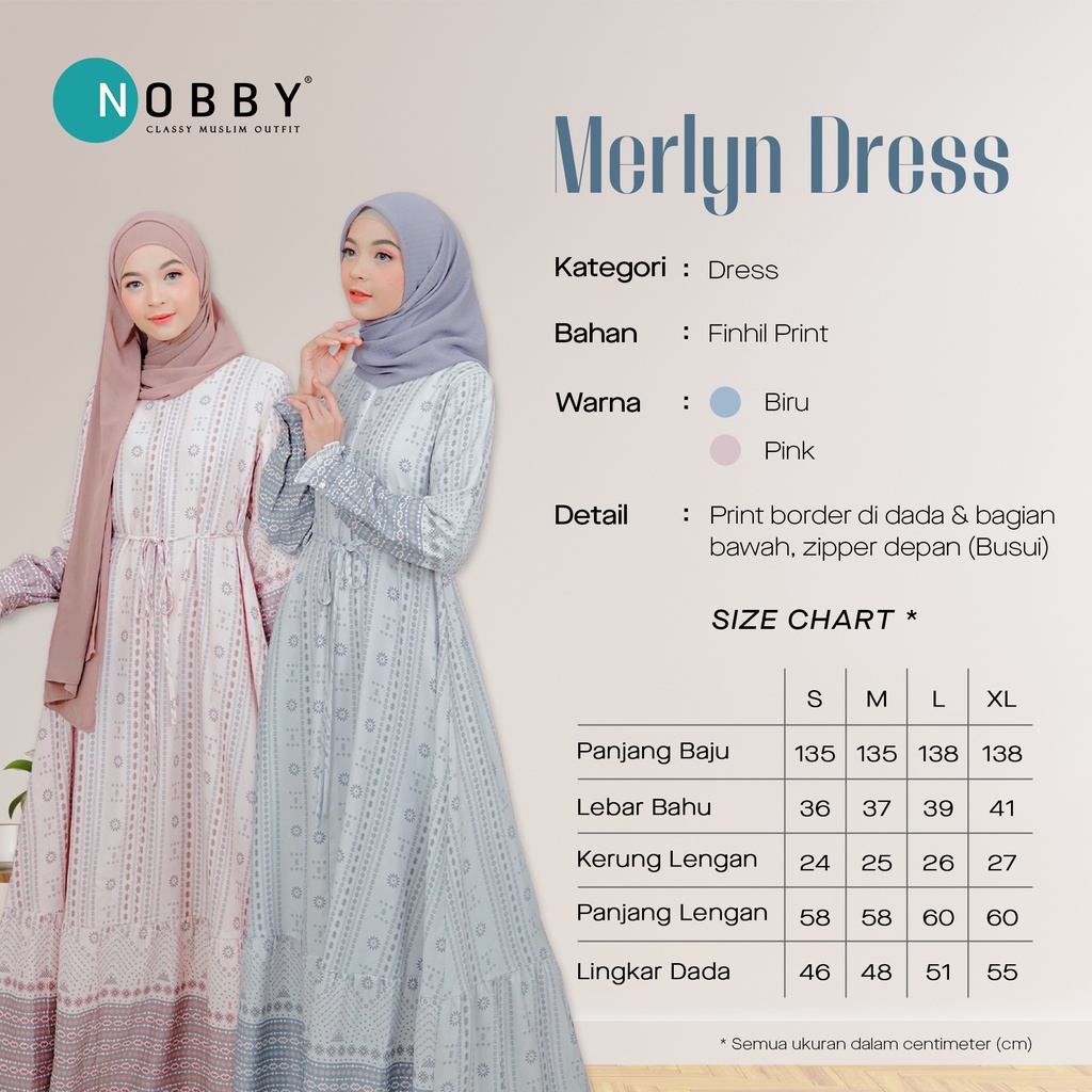 rg74j Nobby Merlyn Dress Full Print Casual Busui Friendly