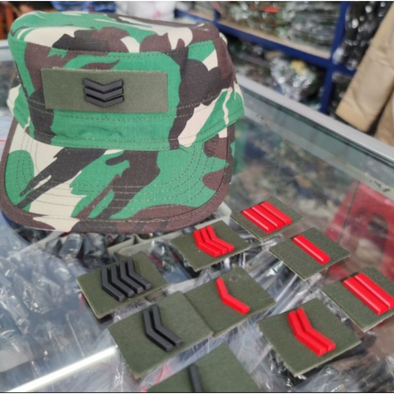 Topi komando  TNI pangkat mika