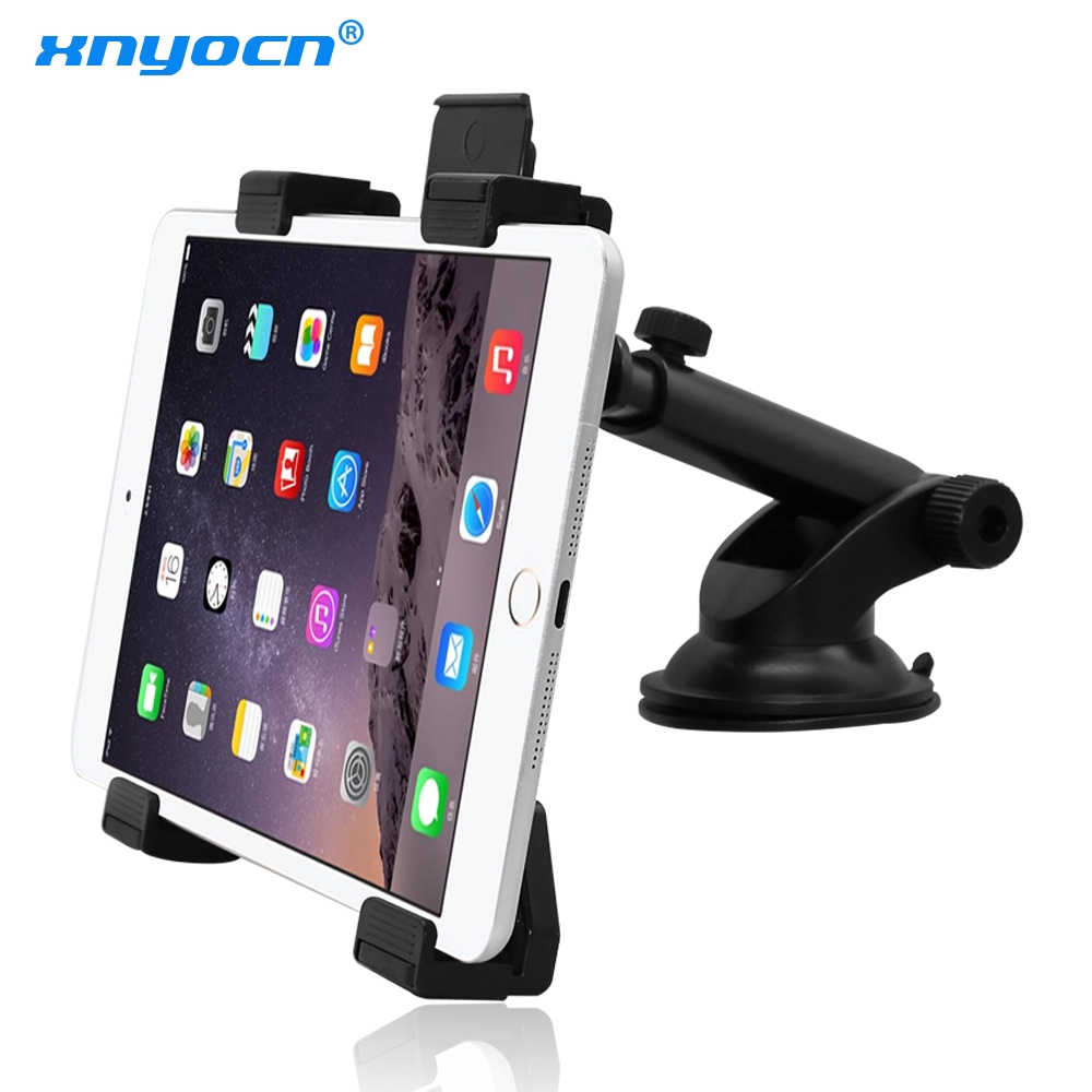 General Motors tablet PC Stand GPS Fixing bracket Braket Dashboard Kaca Depan Suction cup tablet holder Penyesuaian Scalable Cocok Untuk 7-11 inch