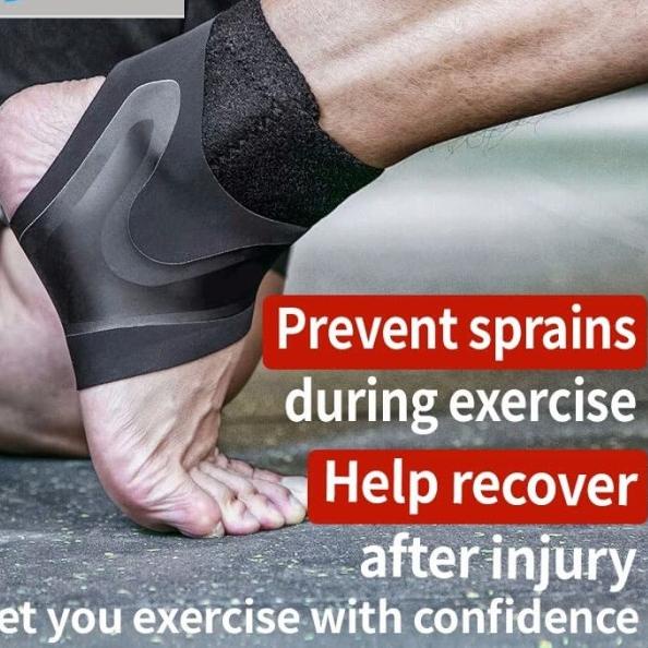 ☞ ANKLE SUPPORT Elastis Brace Guard Deker Kaki Warp Wrist not LP Aolikes - Kanan, S ◙