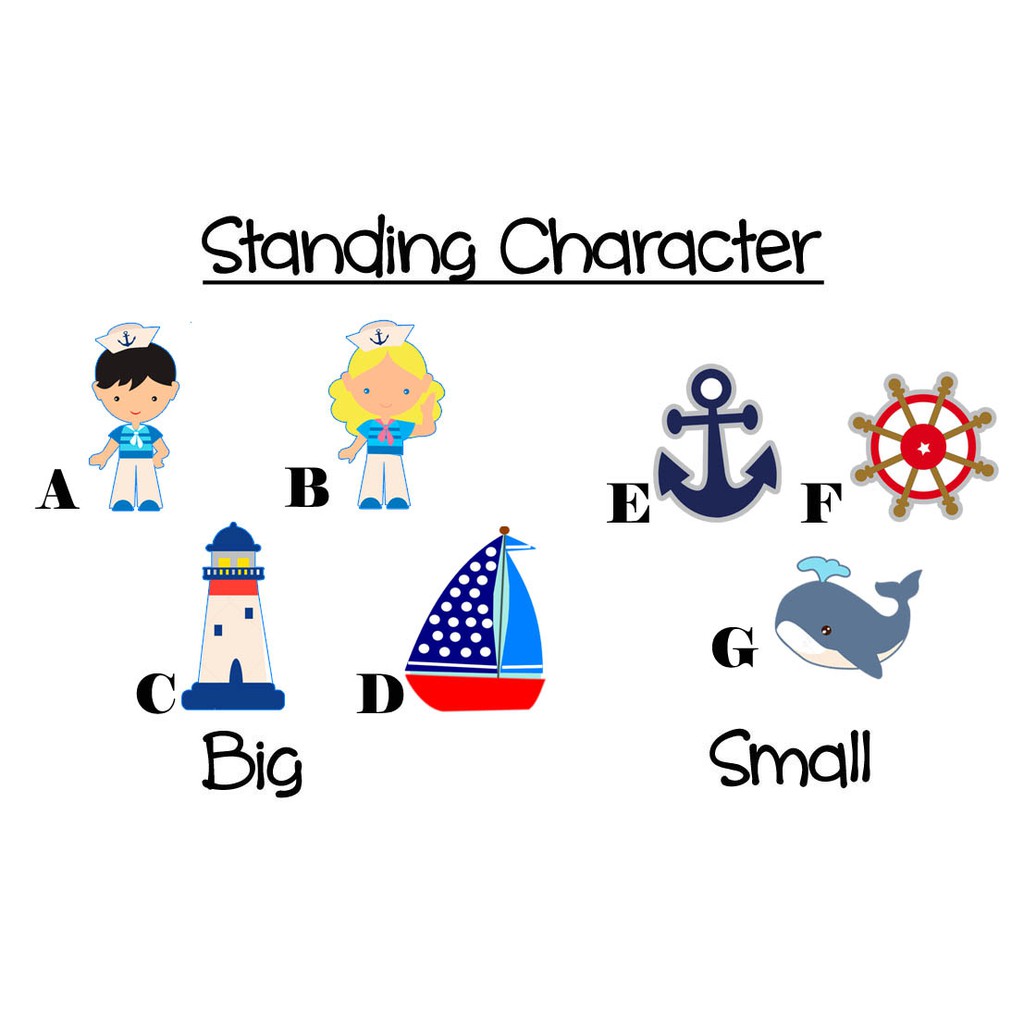 

Standing Character Sailor