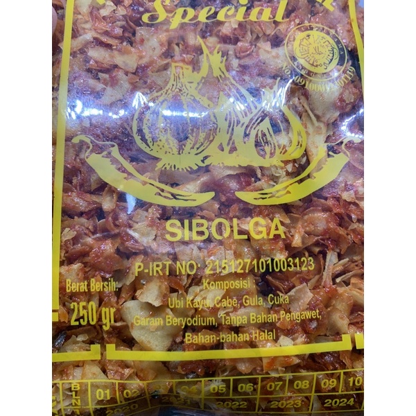 KERIPIK SAMBAL TERI SPESIAL SIBOLGA 250GR