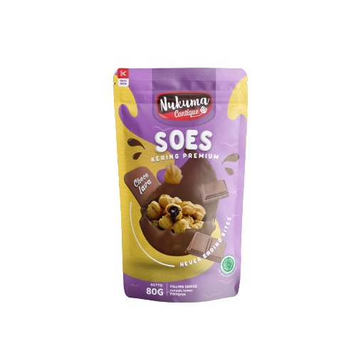 

Nukuma Cantique Soes Kering Premium Varian Choco Lava Kemasan Trendy 75 gr