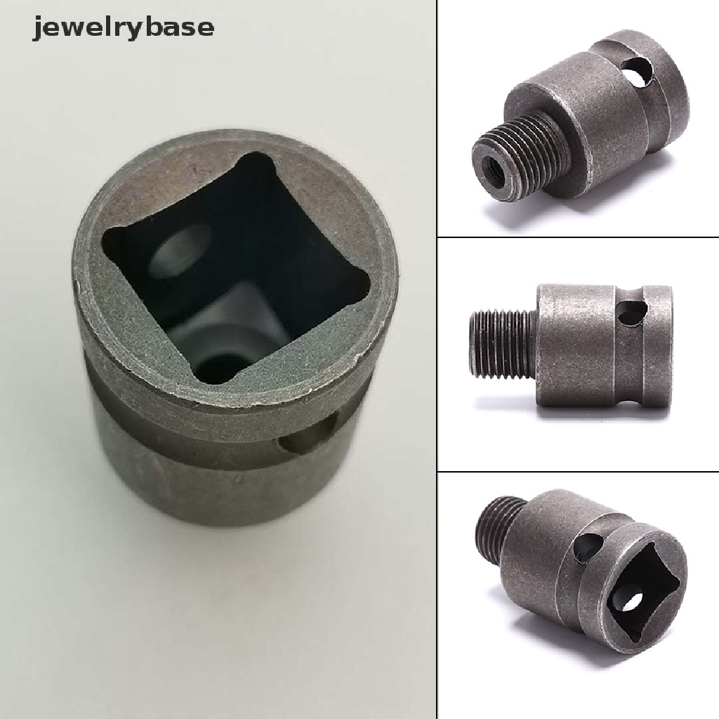 [jewelrybase] Electric Wrench Drill Chuck Adapter 3/8 1/2 Conversion Thread Drill Chuck Post Boutique