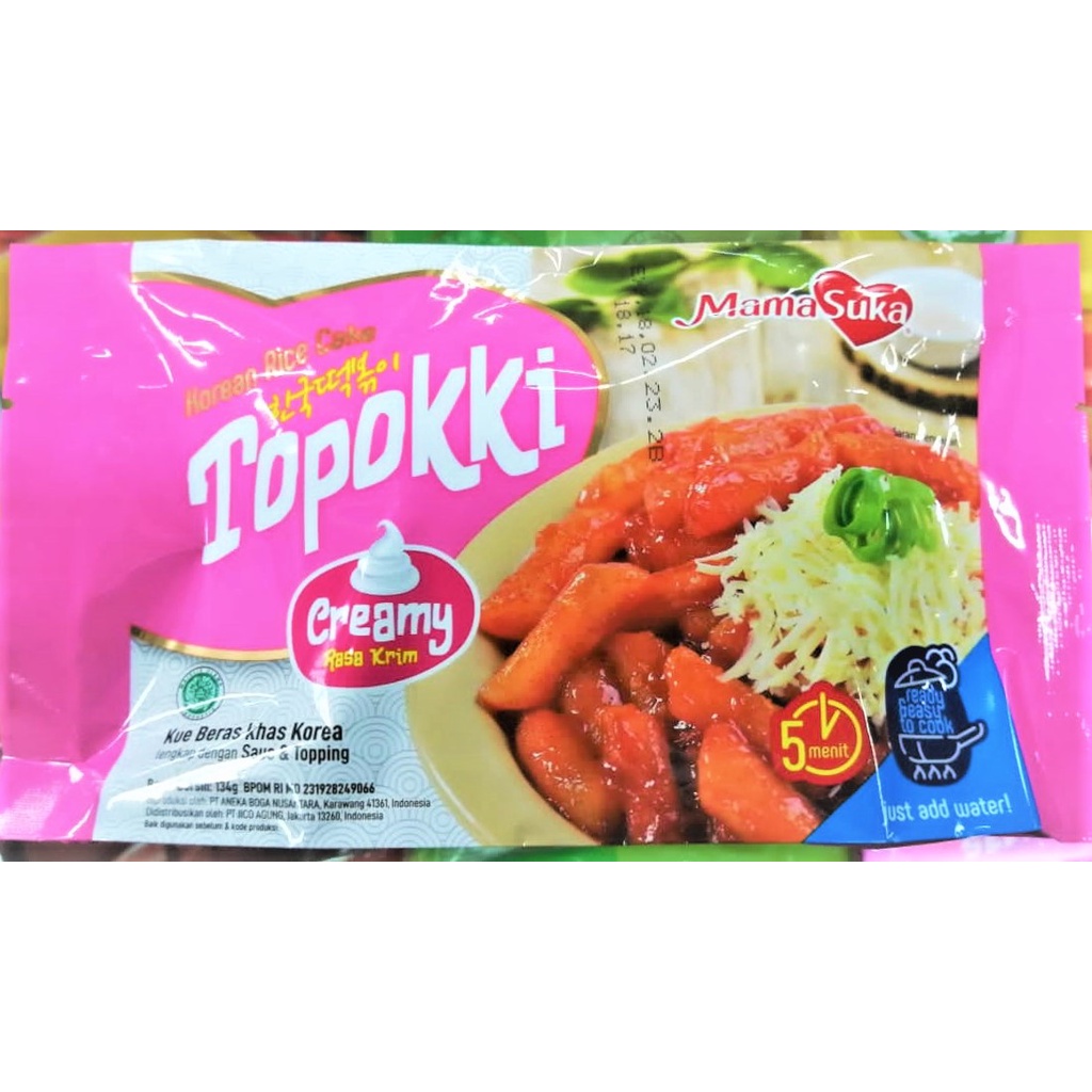 

Mama Suka Toppoki Creamy 100gr