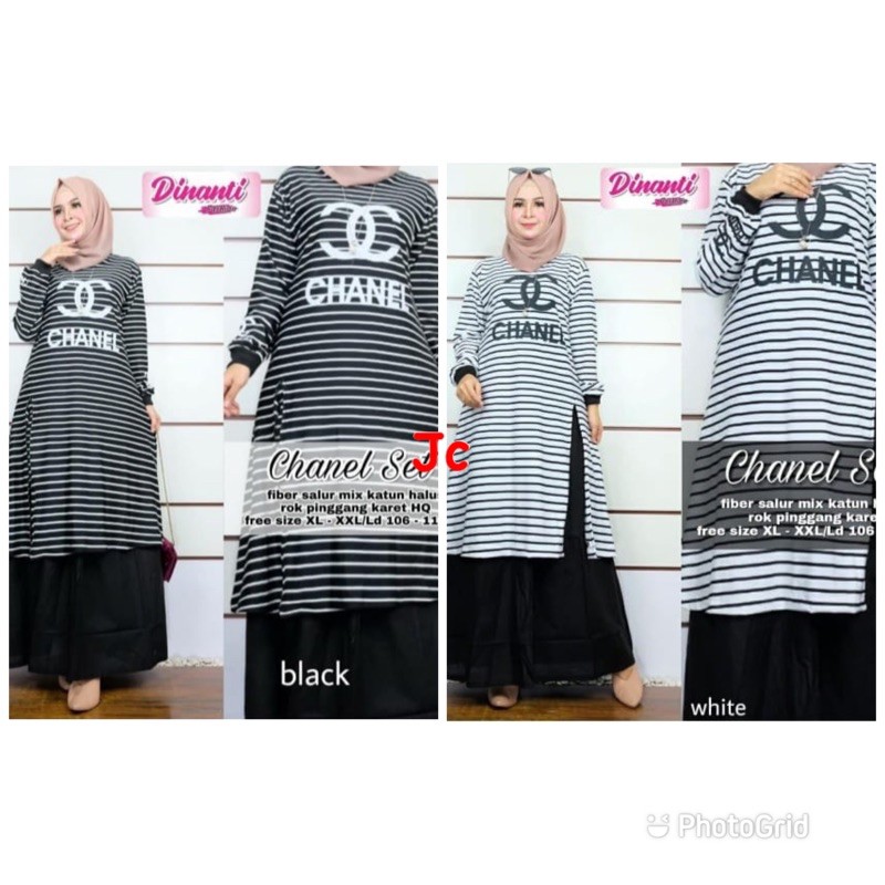 JC/ZR- chacha set / Gamis Wanita Kekinian / Maxi Wanita Muslimah Terbaru